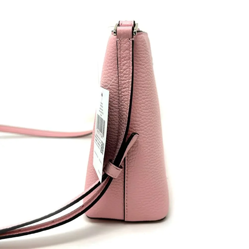 Kate Spade Harlow Crossbody Purse Tea Rose Pink Leather WKR00058